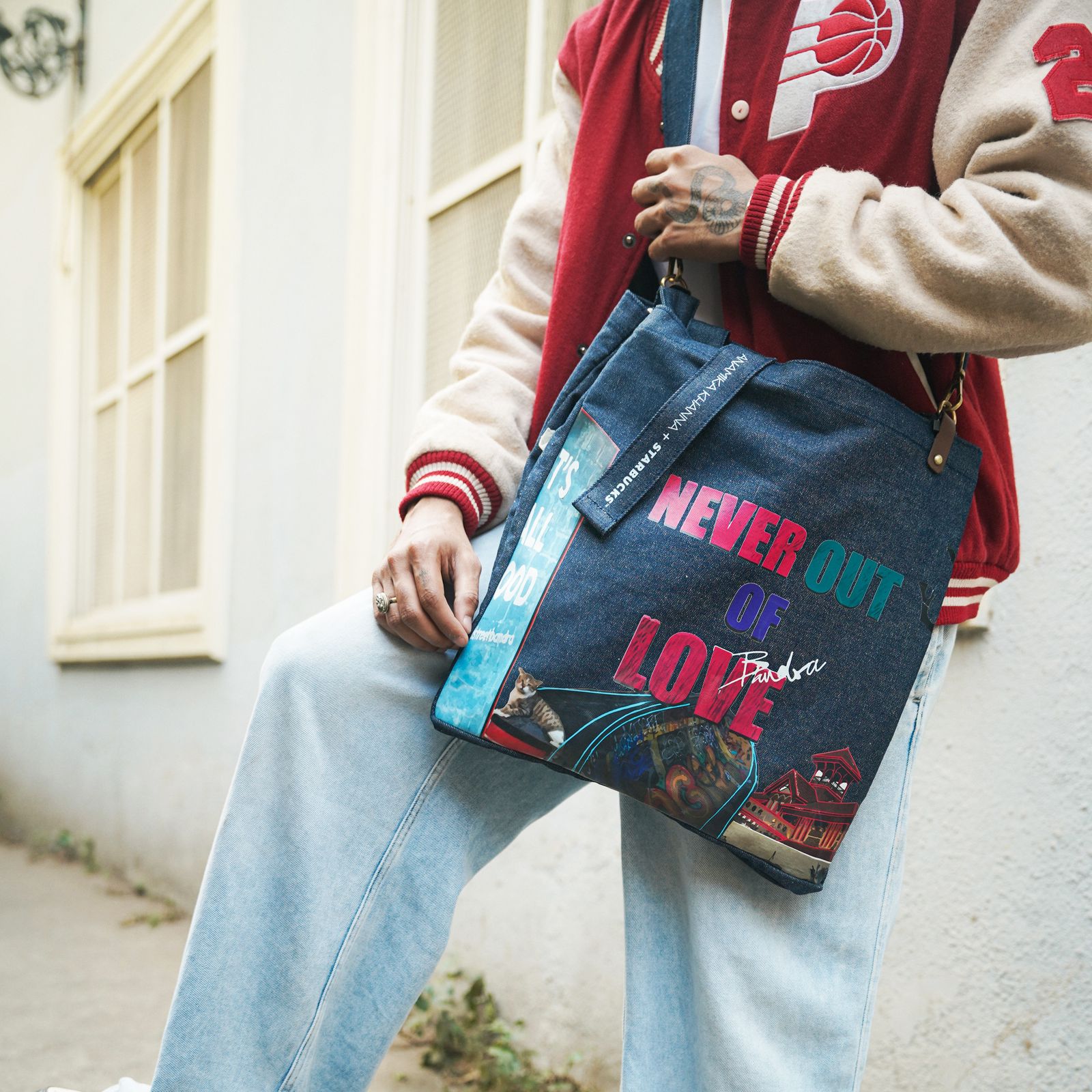 Exclusive: Anamika Khanna on creating a milestone collection of denim totes with Starbucks