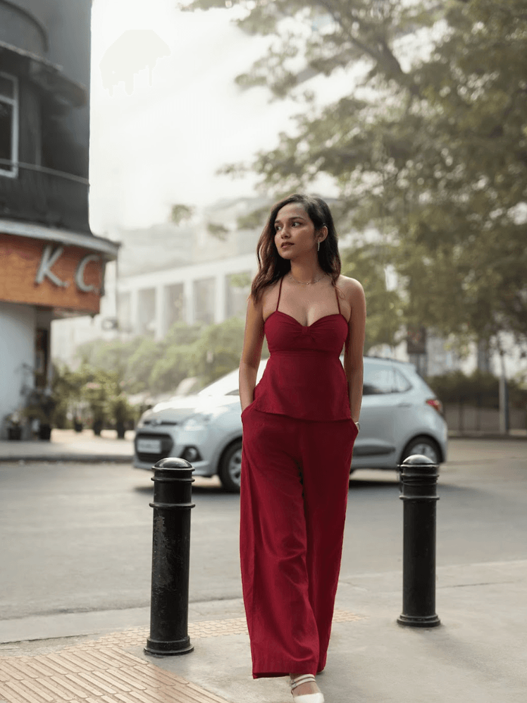 Image may contain Clothing Dress Evening Dress Formal Wear Adult Person Fashion Car Transportation and Vehicle